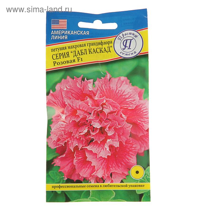 Семена цветов Петуния "Престиж семена" махровая грандифлора "Дабл каскад" Розовая F1, однолетник, драже 10 шт.
Семена цветов Петуния "Престиж семена" махровая грандифлора "Дабл каскад" Розовая F1, однолетник, драже 10 шт.