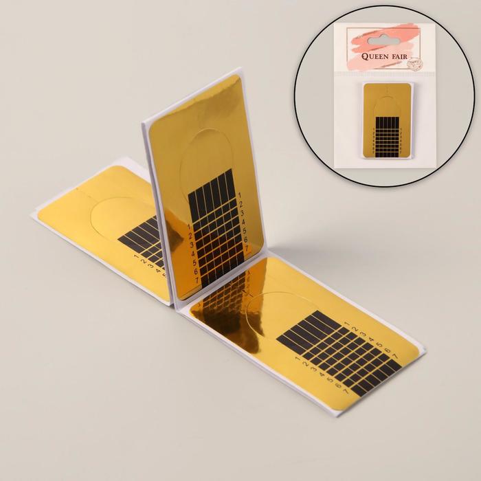 Формы для ногтей, узкие, 10 шт, цвет золотистый
Формы для ногтей, узкие, 10 шт, цвет золотистый