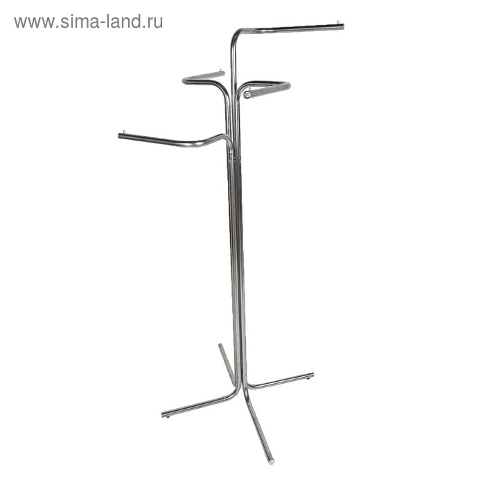 Вешало с 4 разноуровневыми кронштейнами 400мм, хром, L=800 мм, D=800 мм, H=1800 мм
Вешало с 4 разноуровневыми кронштейнами 400мм, хром, L=800 мм, D=800 мм, H=1800 мм