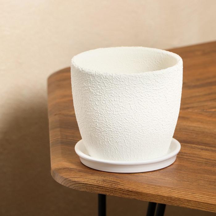 Горшок для цветов "Осень", шёлк, белый, керамика, 1 л
Горшок для цветов "Осень", шёлк, белый, керамика, 1 л