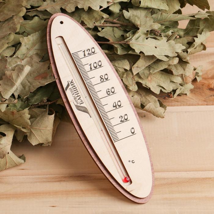 Термометр для бани жидкостный, фанера (овал)
Термометр для бани жидкостный, фанера (овал)