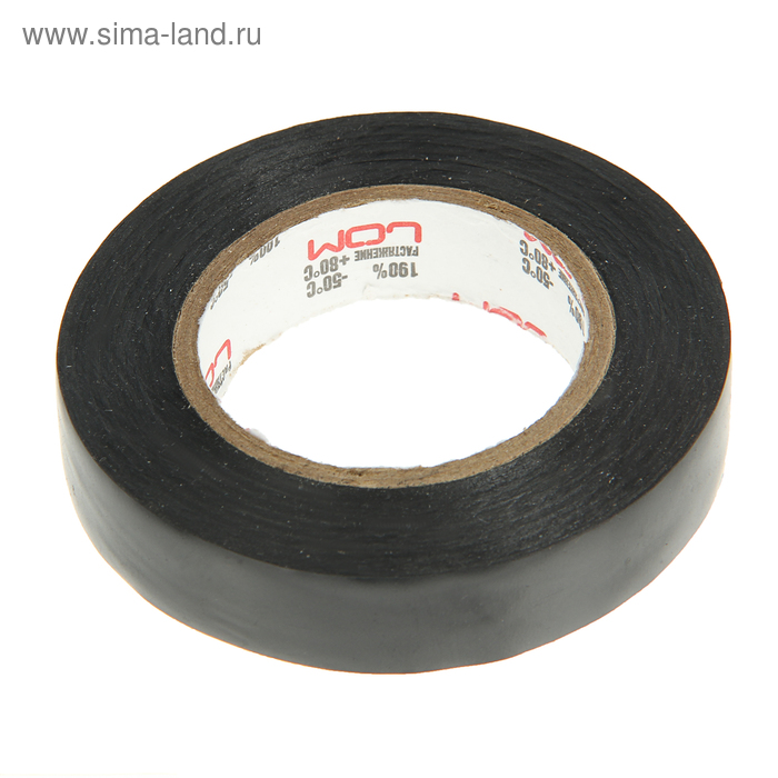 Изолента LOM, ПВХ, 15 мм х 14 м, 130 мкм, черная
Изолента LOM, ПВХ, 15 мм х 14 м, 130 мкм, черная