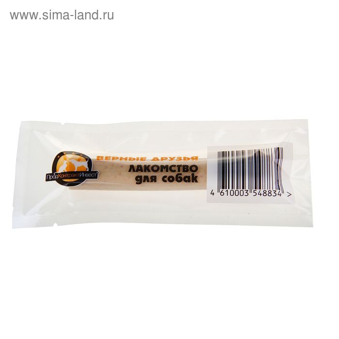 Лакомство "Верные друзья" для собак, куриные снеки с наполнением, 22 г
Лакомство "Верные друзья" для собак, куриные снеки с наполнением, 22 г