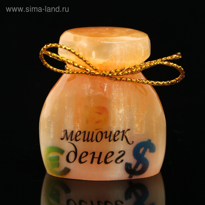 Сувенир «Мешочек денег», большой, селенит
Сувенир «Мешочек денег», большой, селенит