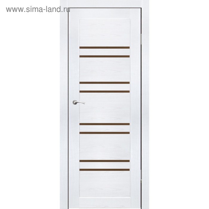 Комплект двери Окинава Ясень белый, бронза сатин 2000х700
Комплект двери Окинава Ясень белый, бронза сатин 2000х700