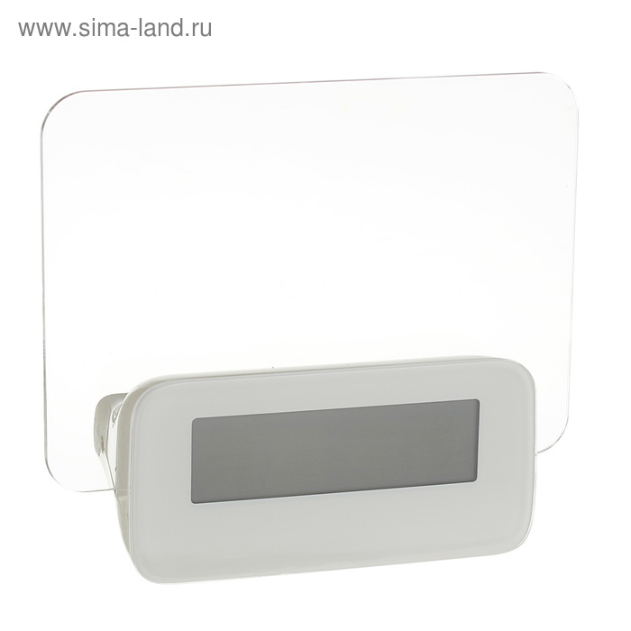 Будильник LuazON LB-16 "Послание", с маркером, подсветка синего цвета, белый
Будильник LuazON LB-16 "Послание", с маркером, подсветка синего цвета, белый