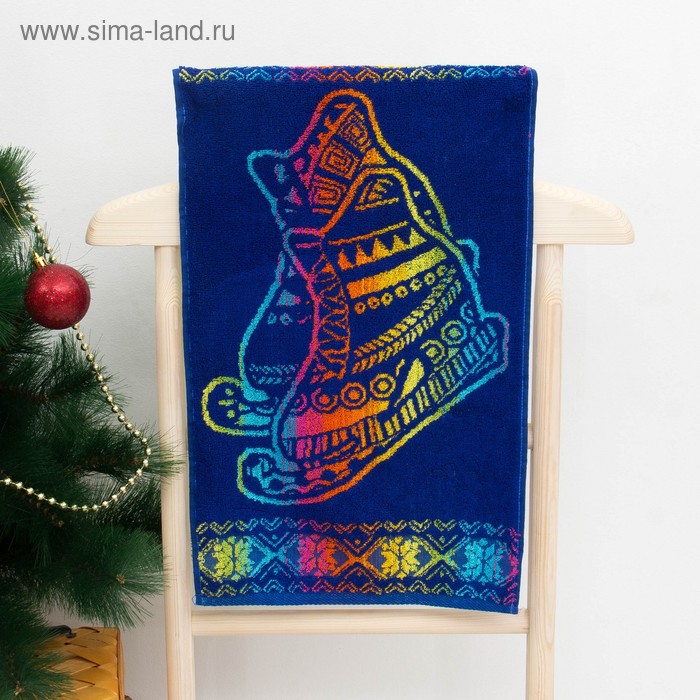 Полотенце махровое пестротканное жаккард "Коньки" 30x60, 4643,420 г/м, хл.100%
Полотенце махровое пестротканное жаккард "Коньки" 30x60, 4643,420 г/м, хл.100%