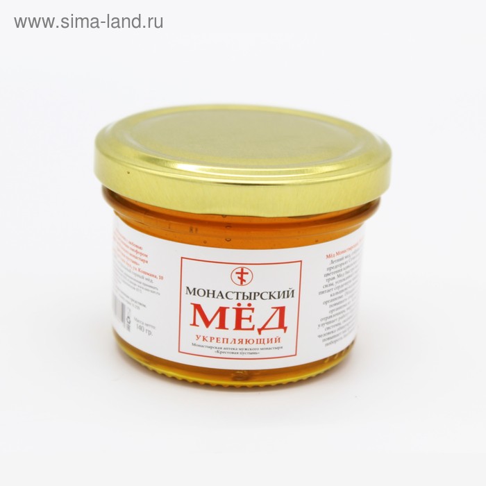 Мёд монастырский «Укрепляющий», 140 г
Мёд монастырский «Укрепляющий», 140 г