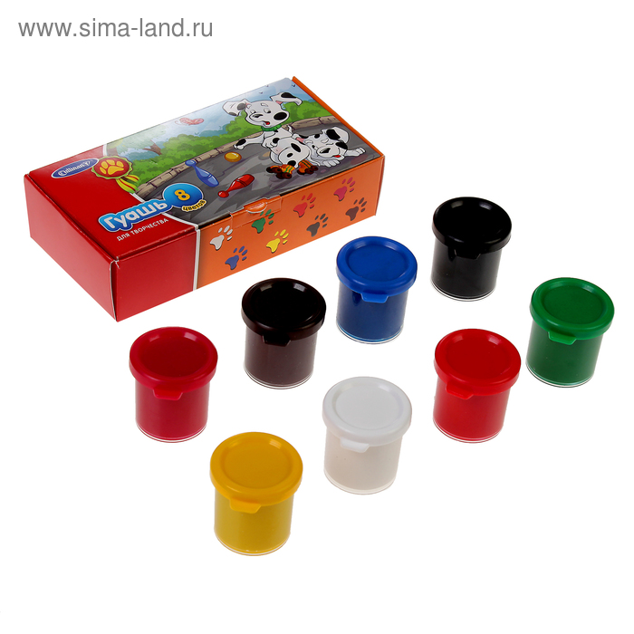 Гуашь 8 цветов х 17 мл, Cullinan «Далматинцы», в картонной коробке
Гуашь 8 цветов х 17 мл, Cullinan «Далматинцы», в картонной коробке