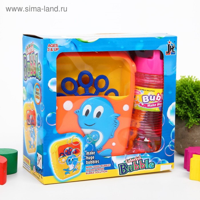 Генератор мыльных пузырей «Дельфинчик», в наборе мыльный раствор, МИКС
Генератор мыльных пузырей «Дельфинчик», в наборе мыльный раствор, МИКС