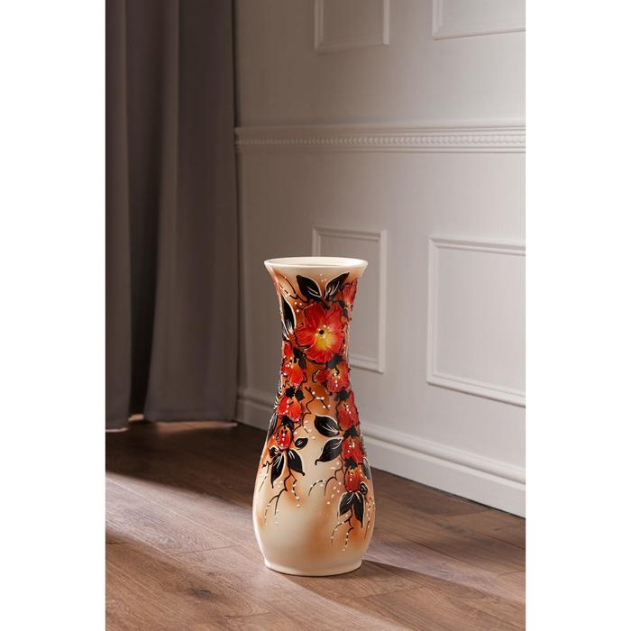 Ваза напольная "Осень", цветы, роспись, разноцветная, керамика, 58 см
Ваза напольная "Осень", цветы, роспись, разноцветная, керамика, 58 см