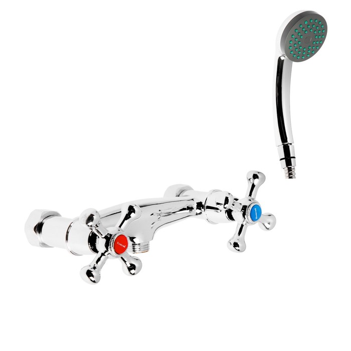 Смеситель для душа KOMRAD S12-003, двухвентильный, хром
Смеситель для душа KOMRAD S12-003, двухвентильный, хром