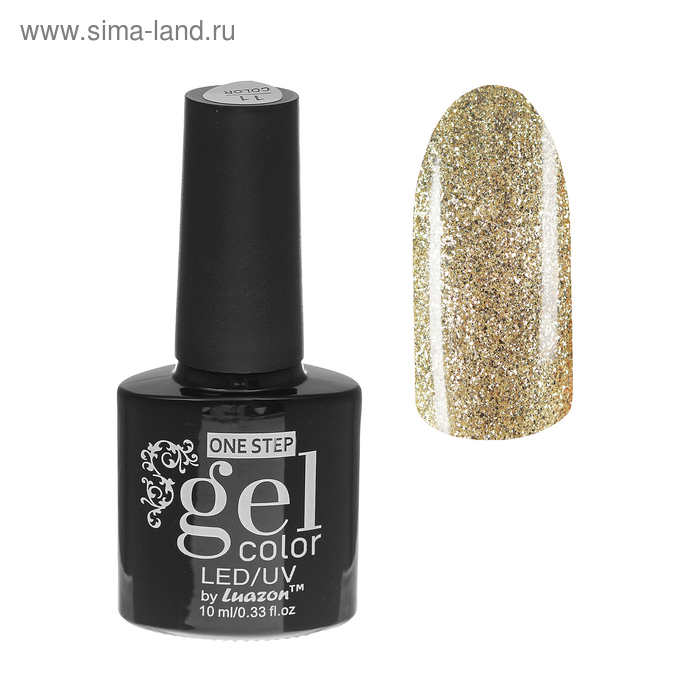 Гель-лак для ногтей, 216-189-38, однофазный, LED/UV, 10мл, цвет 216-189-38 золотой с блёстками
Гель-лак для ногтей, 216-189-38, однофазный, LED/UV, 10мл, цвет 216-189-38 золотой с блёстками