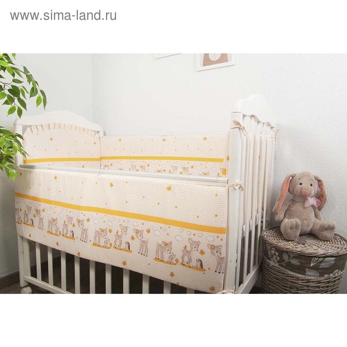 Борт в кроватку «Оленята», размер 360 × 38 см, цвет бежевый
Борт в кроватку «Оленята», размер 360 × 38 см, цвет бежевый