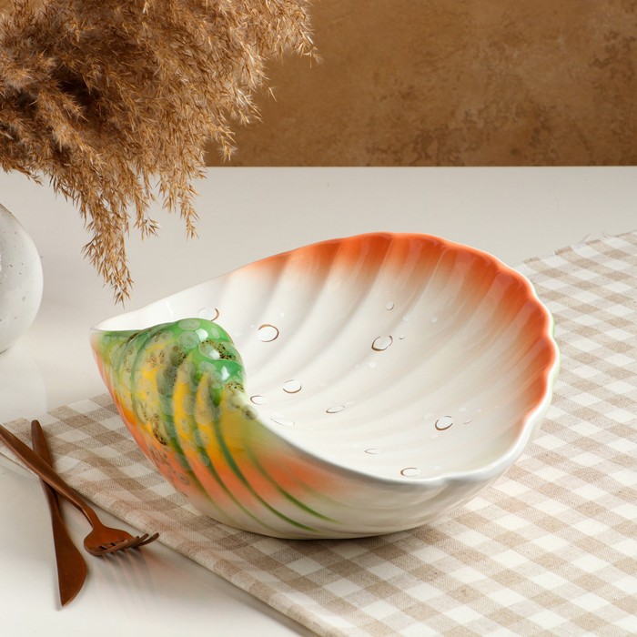 Конфетница "Ракушка Мечта", керамика, 24х31х13 см, микс
Конфетница "Ракушка Мечта", керамика, 24х31х13 см, микс