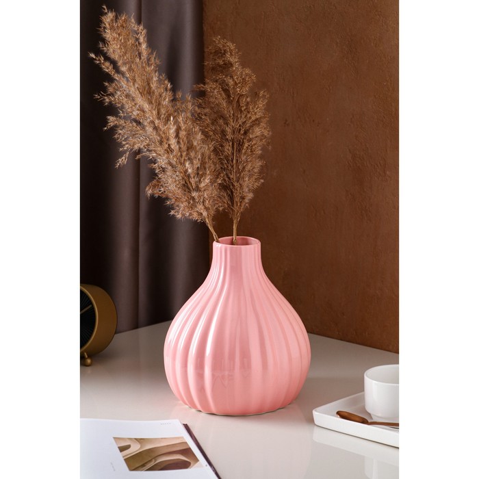 Ваза керамическая "Инжир", настольная, геометрия, розовая, 22 см
Ваза керамическая "Инжир", настольная, геометрия, розовая, 22 см