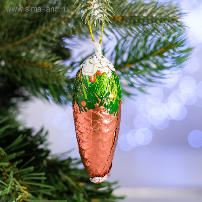 Фигура из тёмного шоколада «Шишка», 18 г 
Фигура из тёмного шоколада «Шишка», 18 г