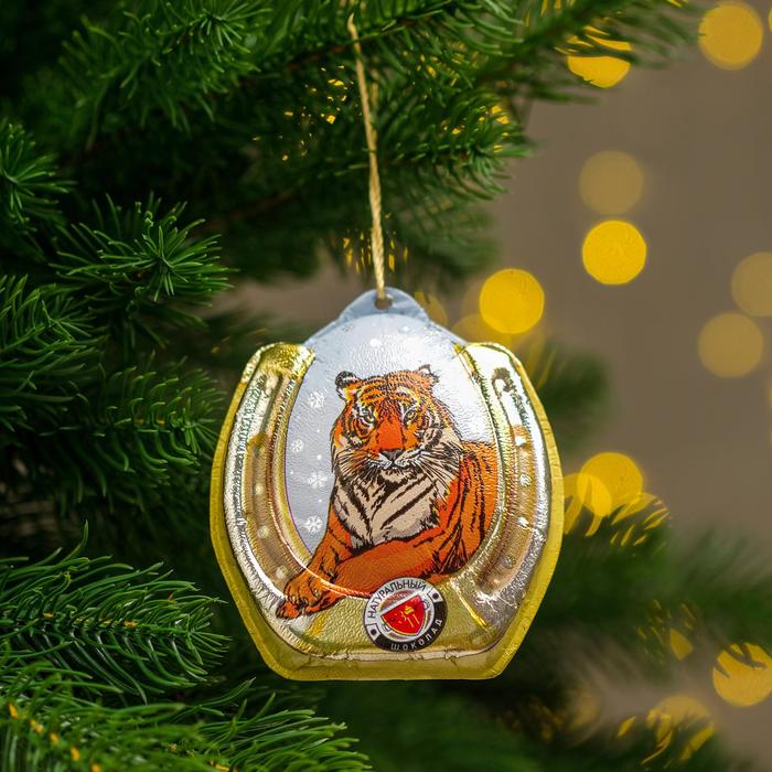 Фигура из тёмного шоколада "Подкова удачи" (в тубе) 40 г
Фигура из тёмного шоколада "Подкова удачи" (в тубе) 40 г