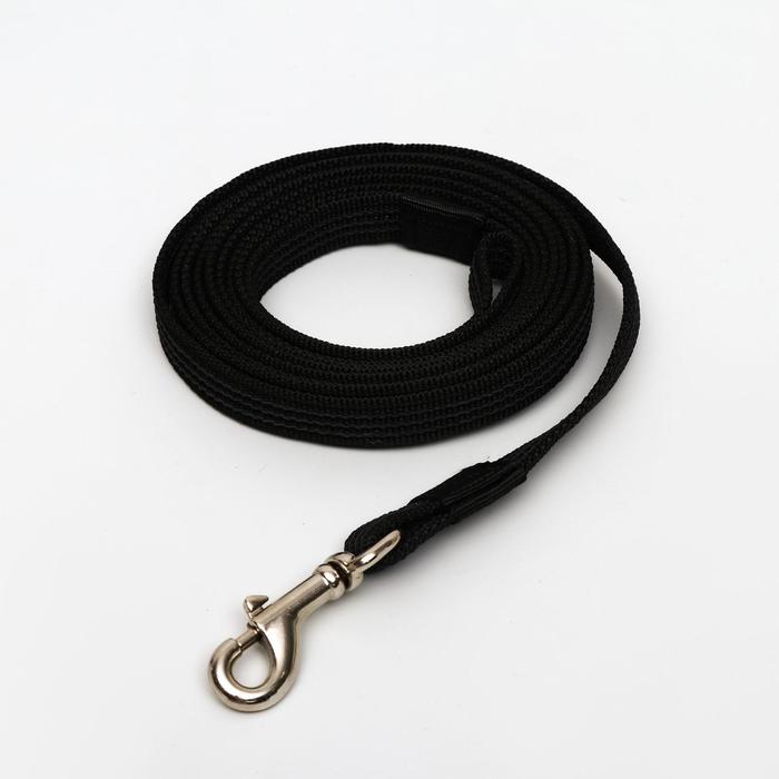 Поводок Зооник капроновый с латексной нитью, 3 м х 2 см, черный
Поводок Зооник капроновый с латексной нитью, 3 м х 2 см, черный