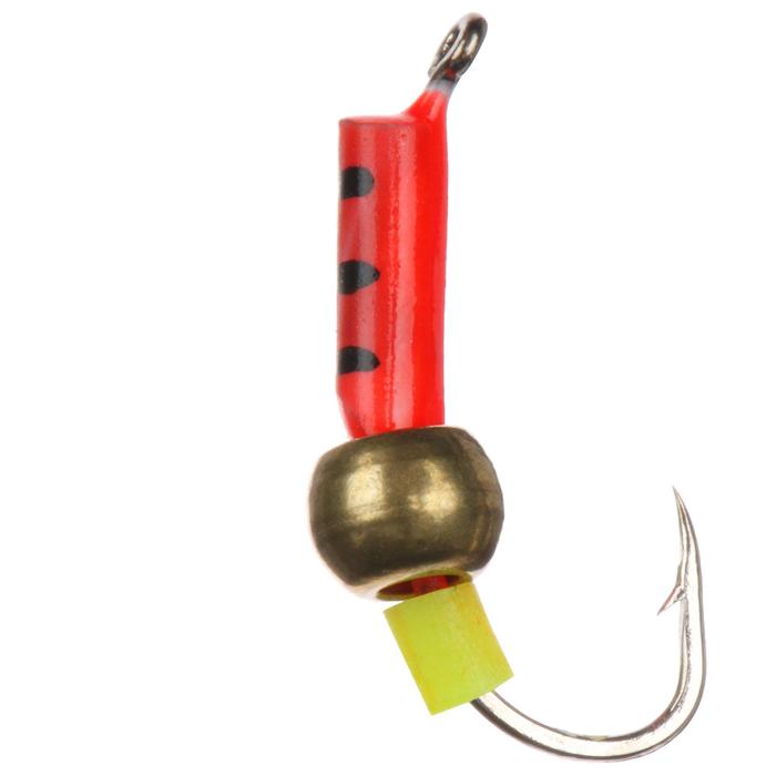 Мормышка «Мир вольфрама» столбик с латунным шаром, красный, d-1,5 мм 
Мормышка «Мир вольфрама» столбик с латунным шаром, красный, d-1,5 мм