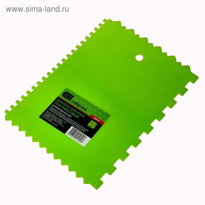 Шпатель для клея "СИБРТЕХ", 130х170 мм, зубчатый, пластик
Шпатель для клея "СИБРТЕХ", 130х170 мм, зубчатый, пластик