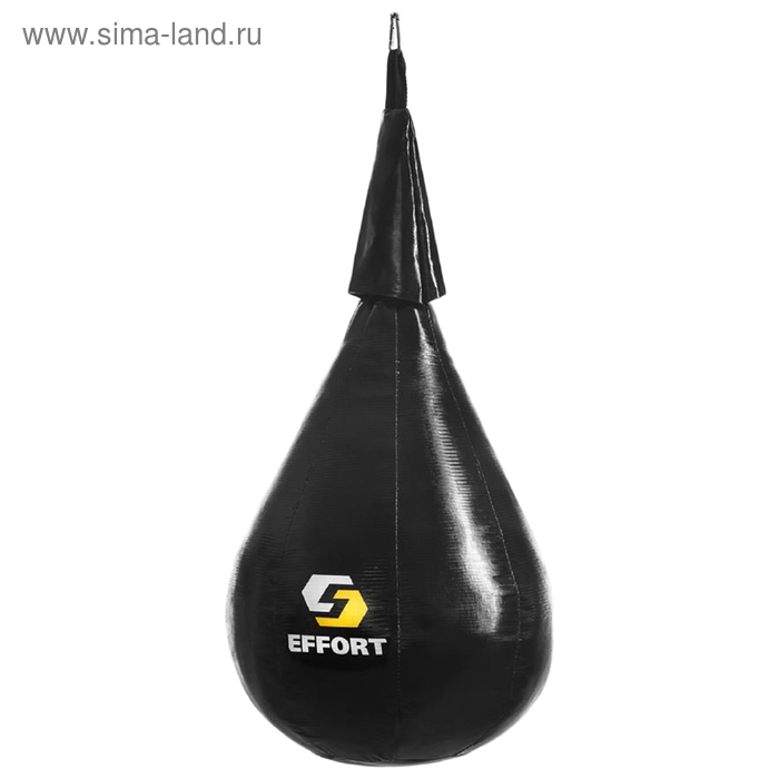 фото Груша боксерская effort master, на ленте ременной, тент, малая, 40 см, d 25 см, 4 кг