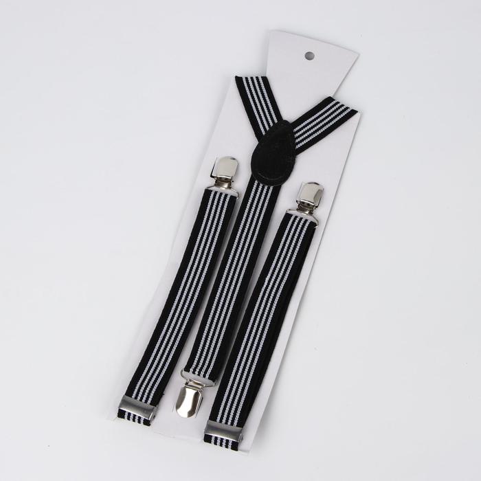 Подтяжки взрослые, ширина - 2,5 см, цвет чёрный/белый
Подтяжки взрослые, ширина - 2,5 см, цвет чёрный/белый