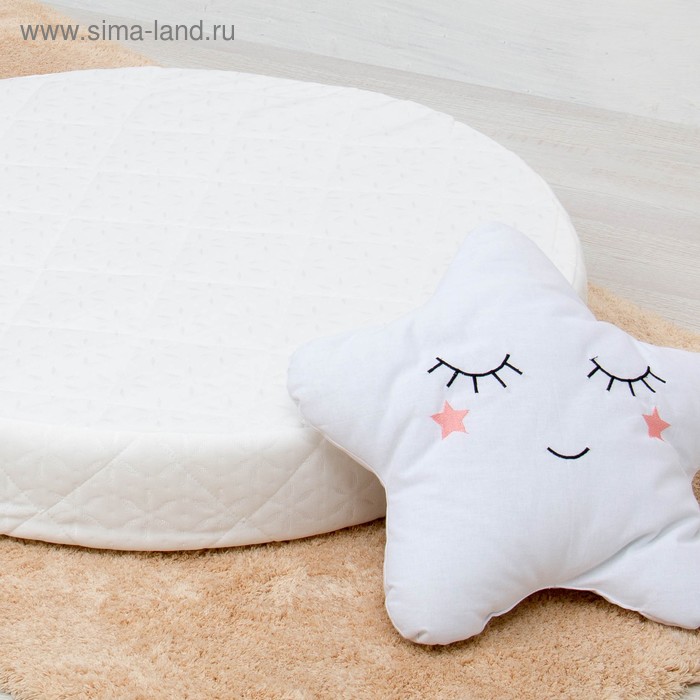 Матрац беспружинный круглый «Емеля», размер 75х75х9 см трикотаж/холлкон
Матрац беспружинный круглый «Емеля», размер 75х75х9 см трикотаж/холлкон