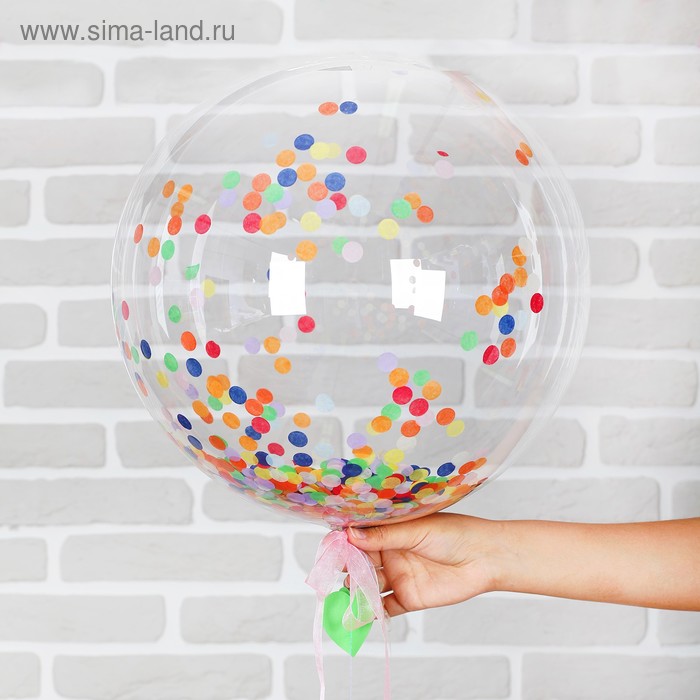 Шар воздушный 18" «Нежность», прозрачный + кружочки, лента, гирлянда
Шар воздушный 18" «Нежность», прозрачный + кружочки, лента, гирлянда
