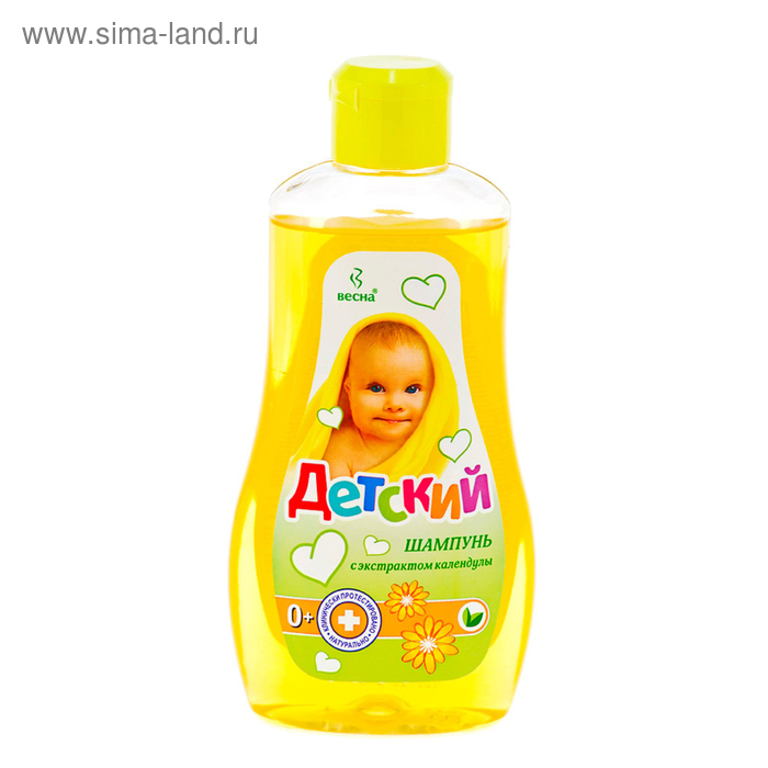 Шампунь детский «Весна» с экстрактом календулы, 500 г
Шампунь детский «Весна» с экстрактом календулы, 500 г