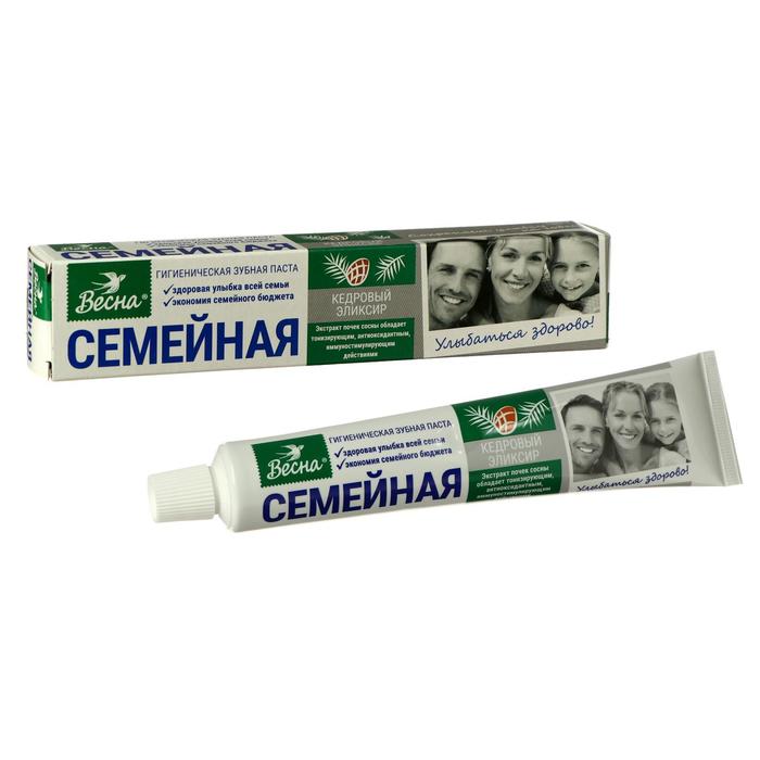 Зубная паста Семейная «Кедровый эликсир», 100 г
Зубная паста Семейная «Кедровый эликсир», 100 г