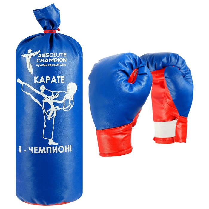 фото Набор боксёрский детский «классик стандарт» №2: перчатки, груша, цвета микс absolute champion