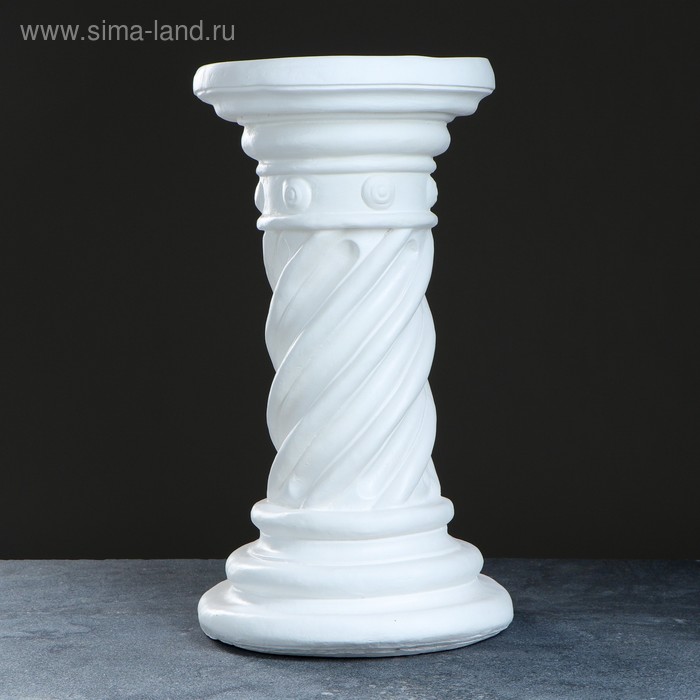Колонна "Крученая" белая, 54см
Колонна "Крученая" белая, 54см