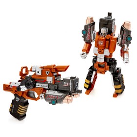 Робот «Суперпушка», трансформируется в пистолет, стреляет мягкими пулями 
Робот «Суперпушка», трансформируется в пистолет, стреляет мягкими пулями