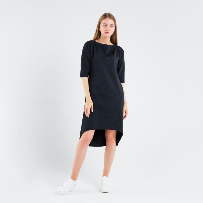 Платье женское «Комильфо», цвет антрацит, размер 52
Платье женское «Комильфо», цвет антрацит, размер 52