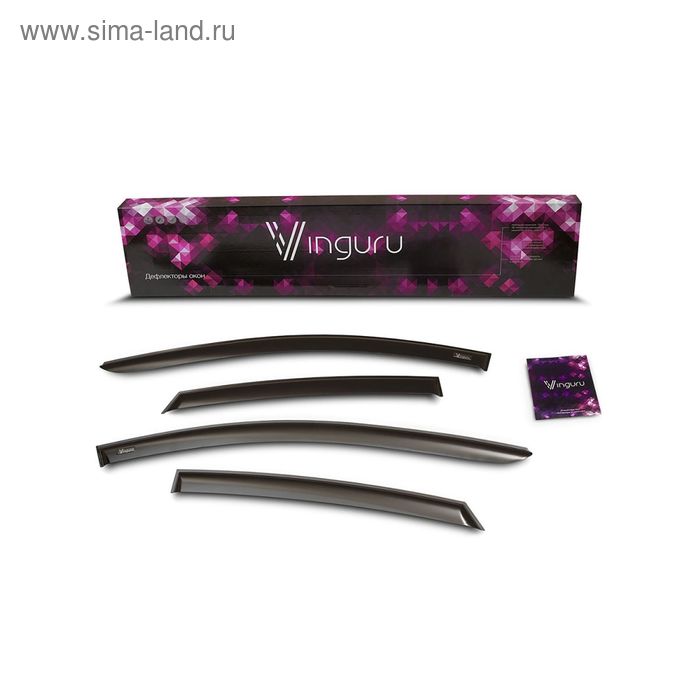 Ветровики Vinguru для Mazda 3 I (BK) 2003-2008, хэтчбек, накладные, скотч, акрил, 4 шт
Ветровики Vinguru для Mazda 3 I (BK) 2003-2008, хэтчбек, накладные, скотч, акрил, 4 шт