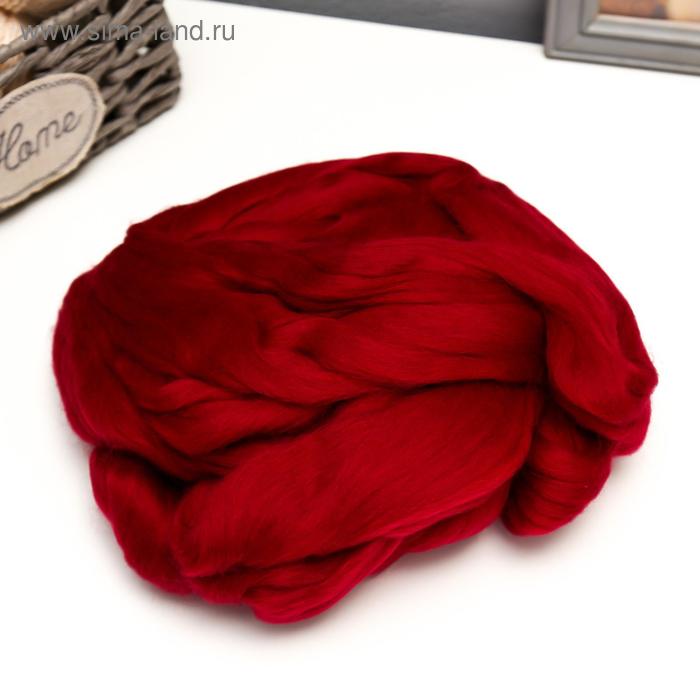 Гребенная лента 100% тонкая мериносовая шерсть 100гр (0025, вишня)
Гребенная лента 100% тонкая мериносовая шерсть 100гр (0025, вишня)