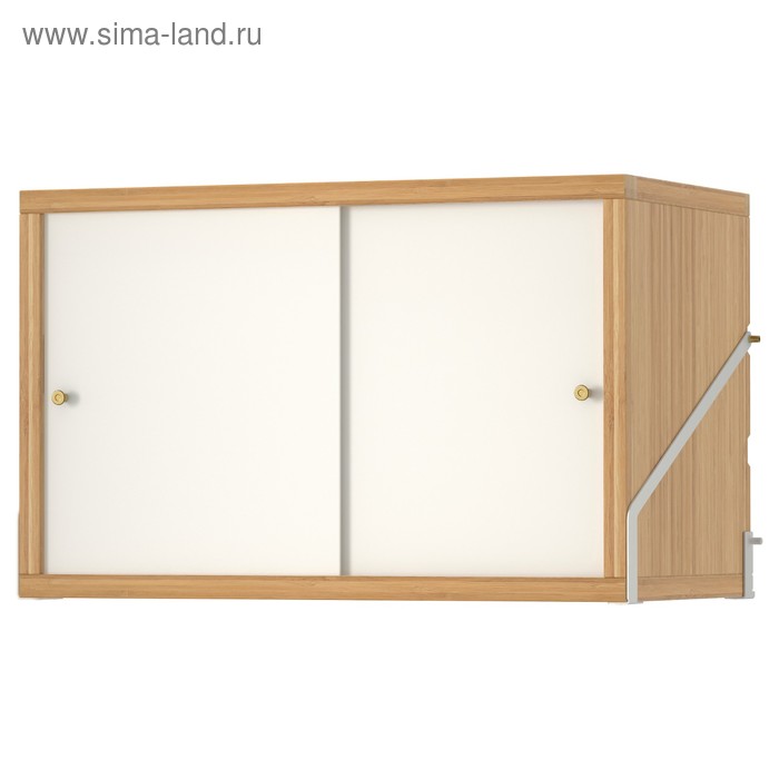 Шкаф с 2 дверьми СВАЛЬНЭС, бамбук, белый
Шкаф с 2 дверьми СВАЛЬНЭС, бамбук, белый
