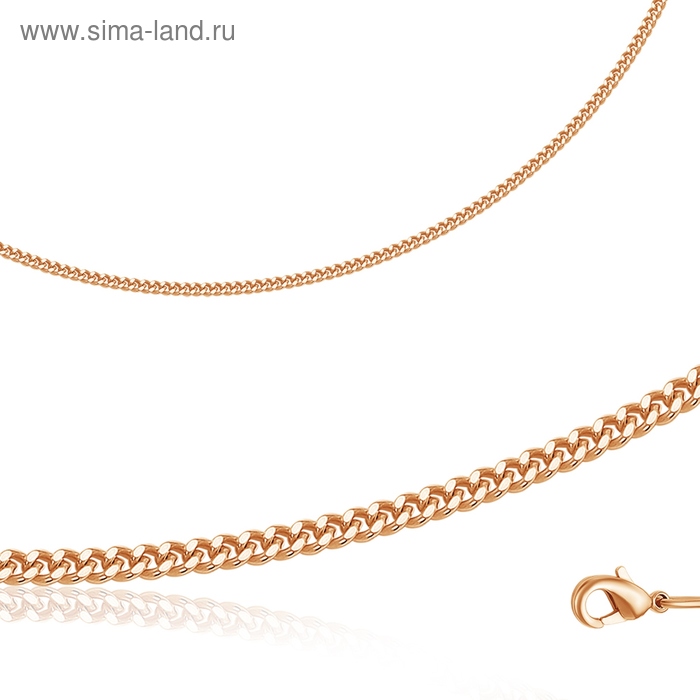 Цепь "Панцирное плетение", позолота, 50 см
Цепь "Панцирное плетение", позолота, 50 см