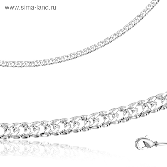 Цепь "Ромб двойной" МРДГ6-55с, родированная, 55 см
Цепь "Ромб двойной" МРДГ6-55с, родированная, 55 см