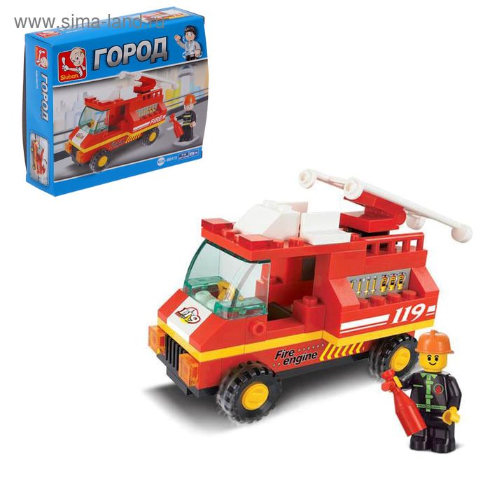 Конструктор «Пожарная машина», 74 детали
Конструктор «Пожарная машина», 74 детали