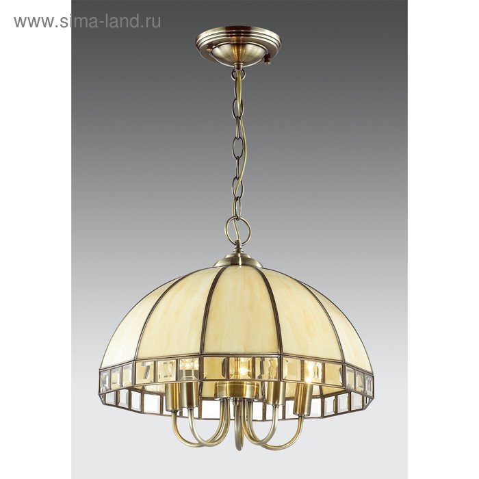 Светильник "Шербург-1" 5x60Вт E14 бежевый 49x49x425см
Светильник "Шербург-1" 5x60Вт E14 бежевый 49x49x425см