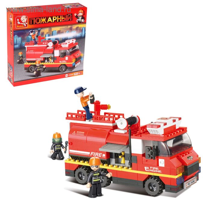 Конструктор «Пожарная машина», 281 деталь
Конструктор «Пожарная машина», 281 деталь