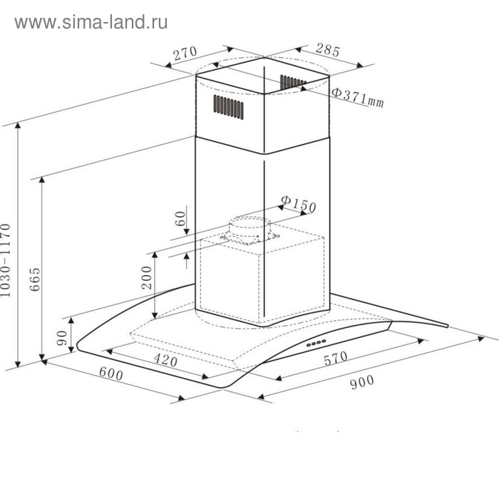 Вытяжка Maunfeld Ancona Plus A ISLA 90, каминная, 1050 м3/ч, 3 скорости, чёрная/стекло
Вытяжка Maunfeld Ancona Plus A ISLA 90, каминная, 1050 м3/ч, 3 скорости, чёрная/стекло