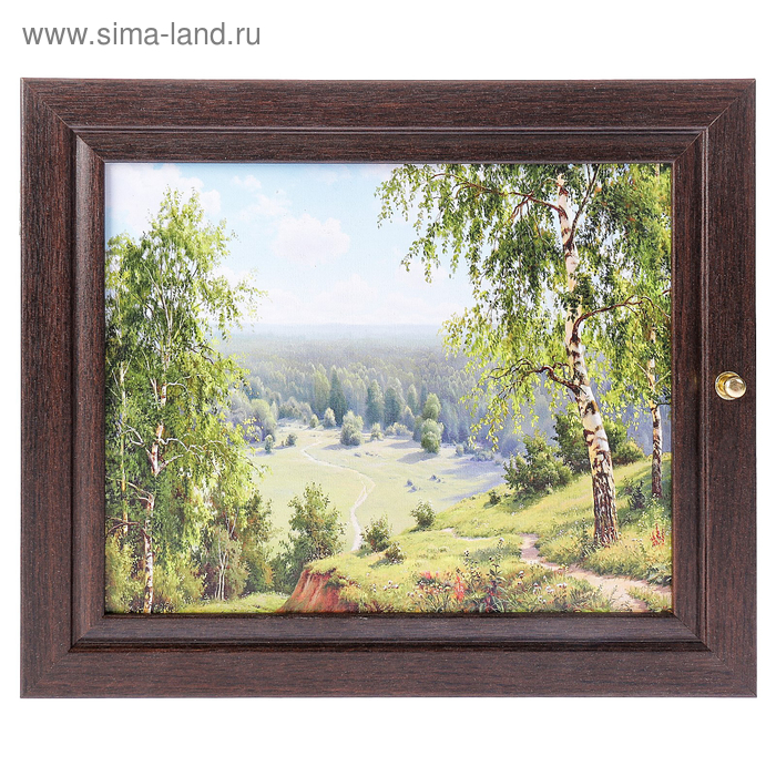 Ключница "Березовая долина" венге 26х31 см
Ключница "Березовая долина" венге 26х31 см