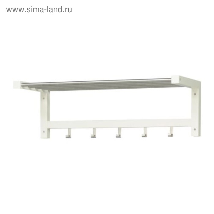 Полка для головных уборов, белый ЧУСИГ
Полка для головных уборов, белый ЧУСИГ