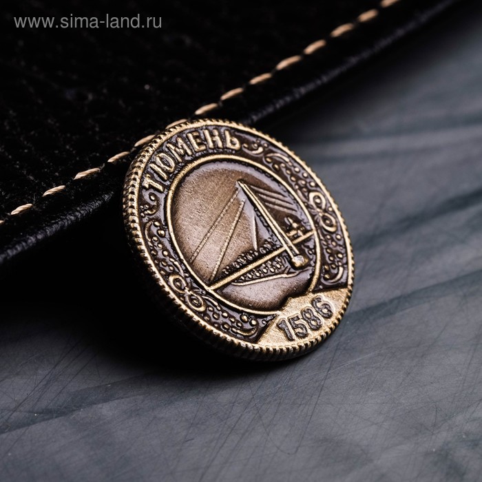 Монета «Тюмень», d= 2 см 
Монета «Тюмень», d= 2 см