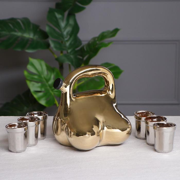 Набор для вина "Грудь", 7 предметов в наборе, 1.9 л / 0.1 л, микс
Набор для вина "Грудь", 7 предметов в наборе, 1.9 л / 0.1 л, микс