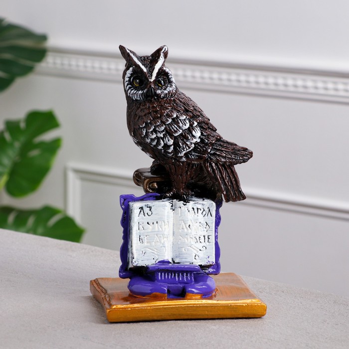 Статуэтка "Сова на колонне", рисованная, гипс, 27 см, микс
Статуэтка "Сова на колонне", рисованная, гипс, 27 см, микс