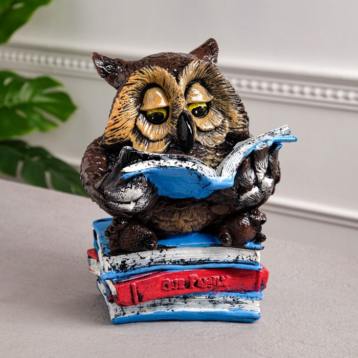 Копилка "Сова мудрости", разноцветная, покрытие лак, гипс, 26 см, микс
Копилка "Сова мудрости", разноцветная, покрытие лак, гипс, 26 см, микс